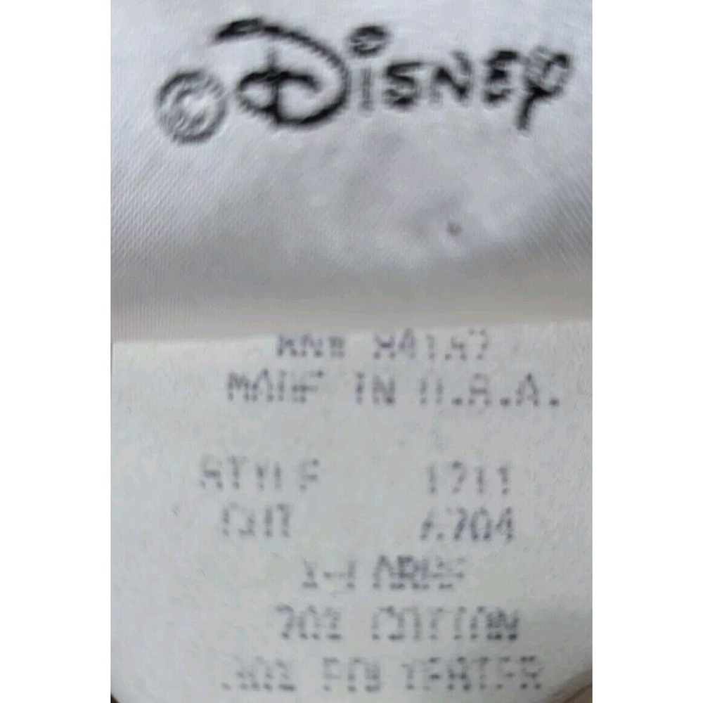 Mickey Mouse Crewneck Size XL Y2K Sweatshirt Disney Minimalist Brown Spell Out - Picture 5 of 7